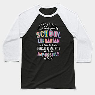 A truly Great School Librarian Gift - Impossible to forget Baseball T-Shirt